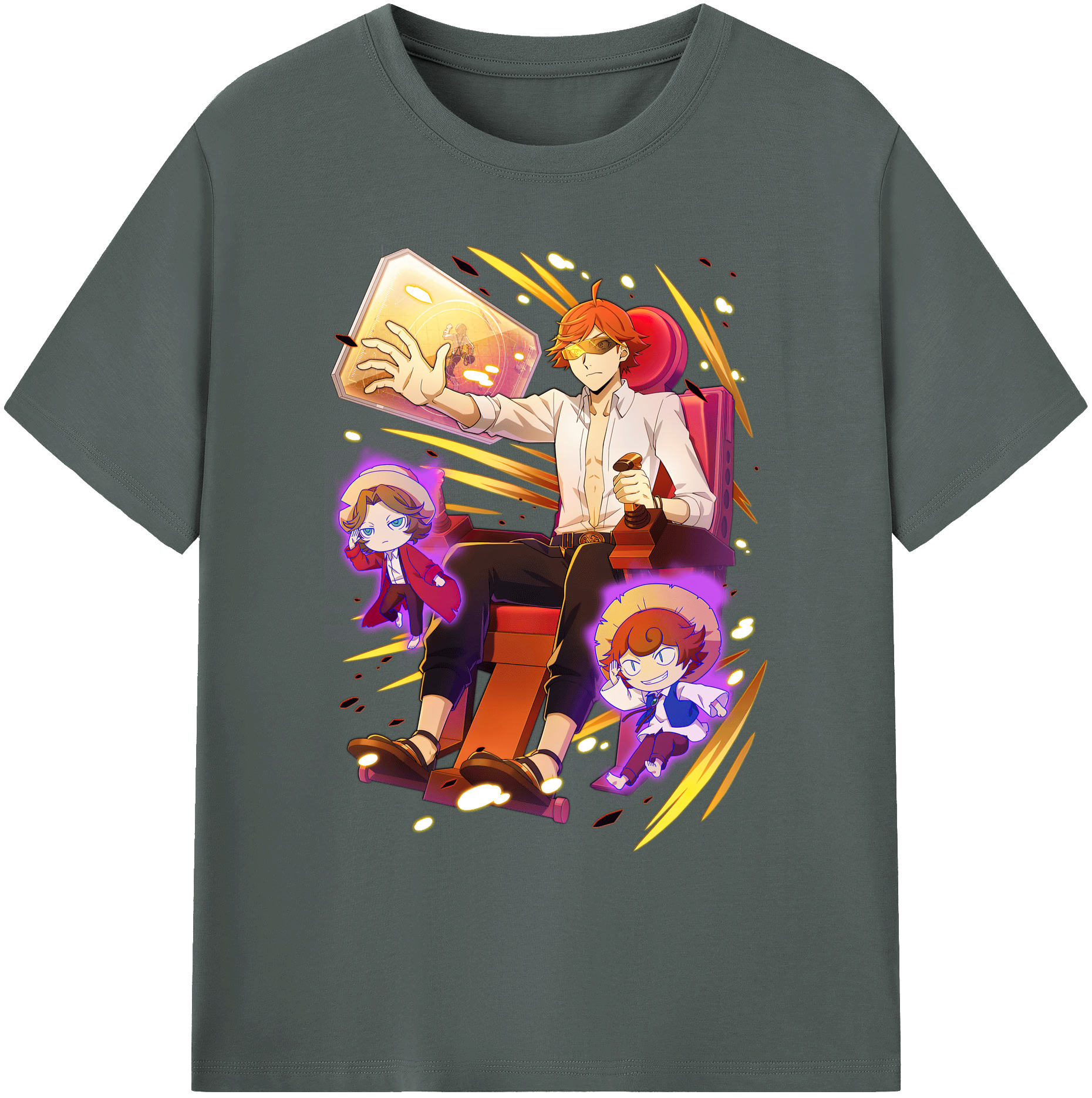 （画像用） 文豪ストレイドッグス Bungo Stray Dogs 綿100％ メンズ半袖Tシャツ｜肌触りやわらか＆通気性